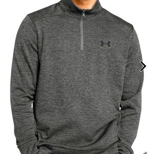 Under Armour fleece twist quarter zip pullover sweatshirt size large for men